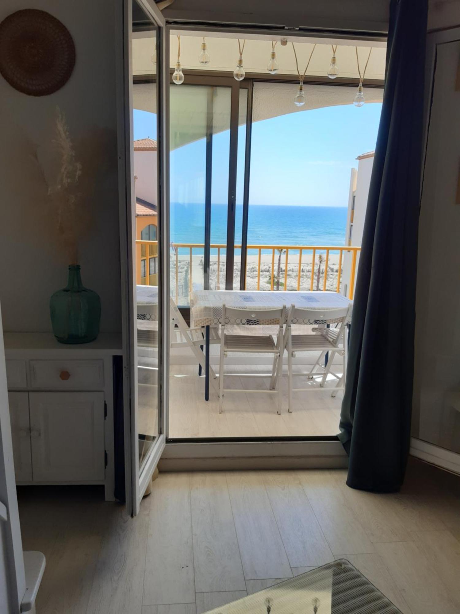 Bella Vista ,Acces Direct Plage, Front De Mer, Vue Mer Panoramique Le Barcarès Exterior foto